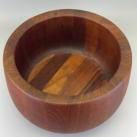 Vintage Danish Large Teak Bowl - Picture 6 of 9